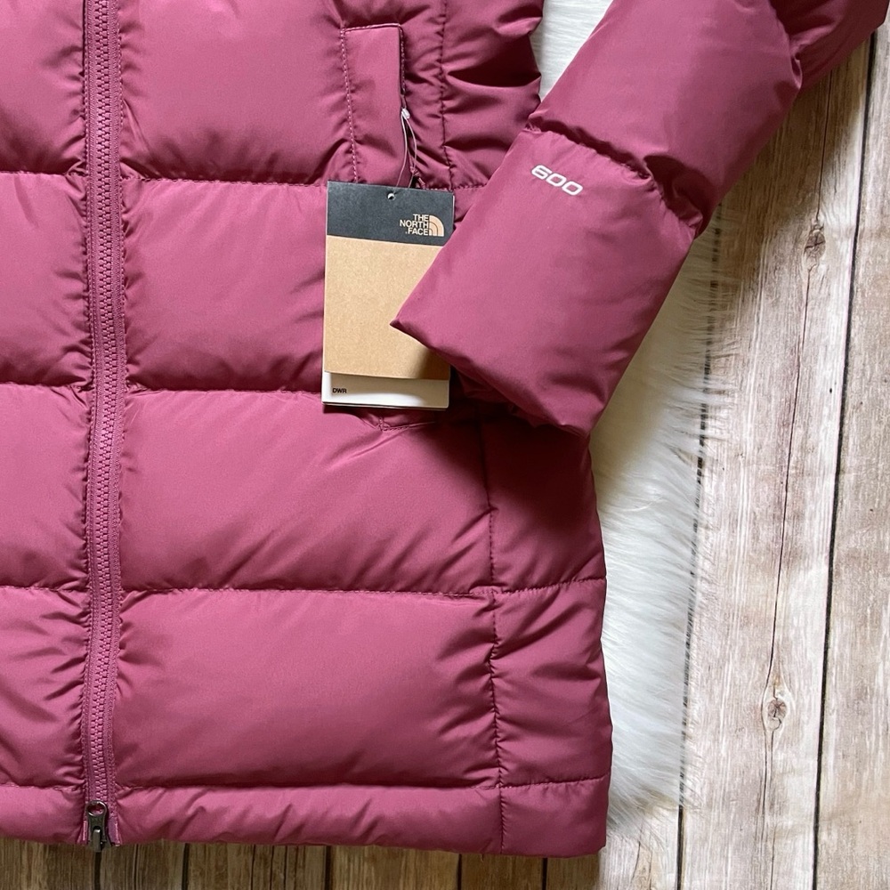 The North Face Women’s Gotham Parka In Cyber Berry - Picture 4 of 9